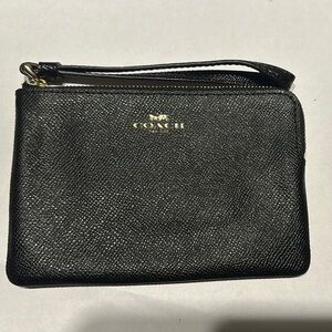 Coach Corner Zip Wristlet